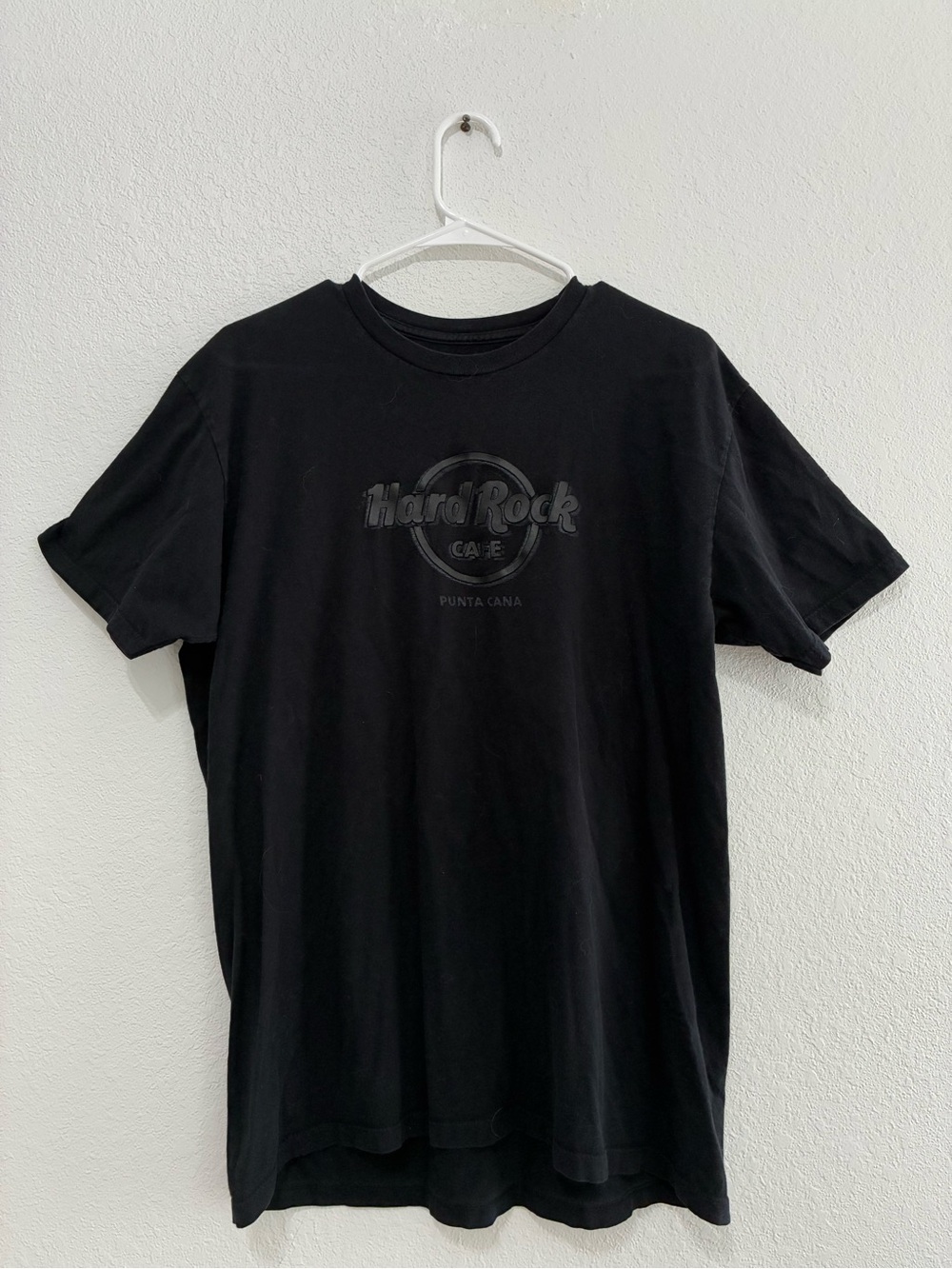 Hard Rock Cafe Black Logo Tee - Punta Cana Subtle Graphic